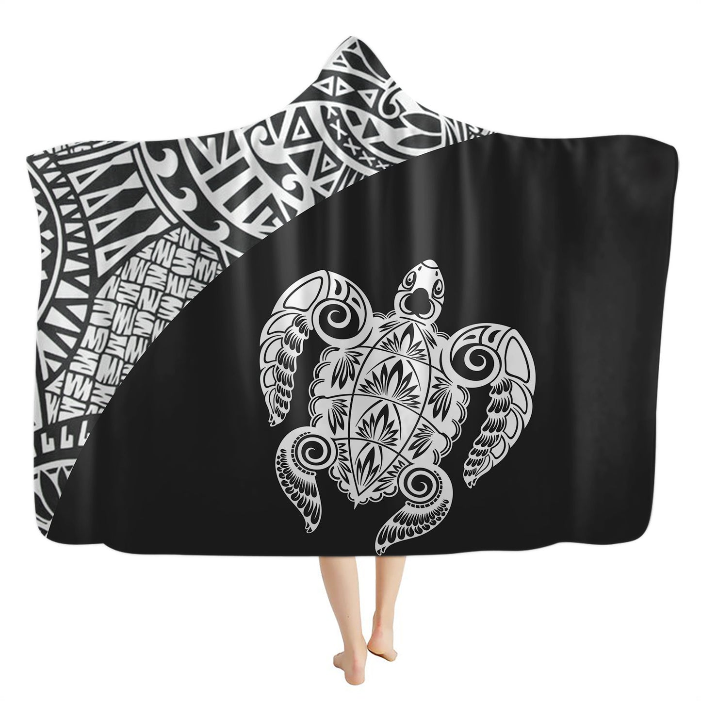Bohemian Turtle Hooded Blanket Activities Flannel Blanket Flannel Blanket Wholesale