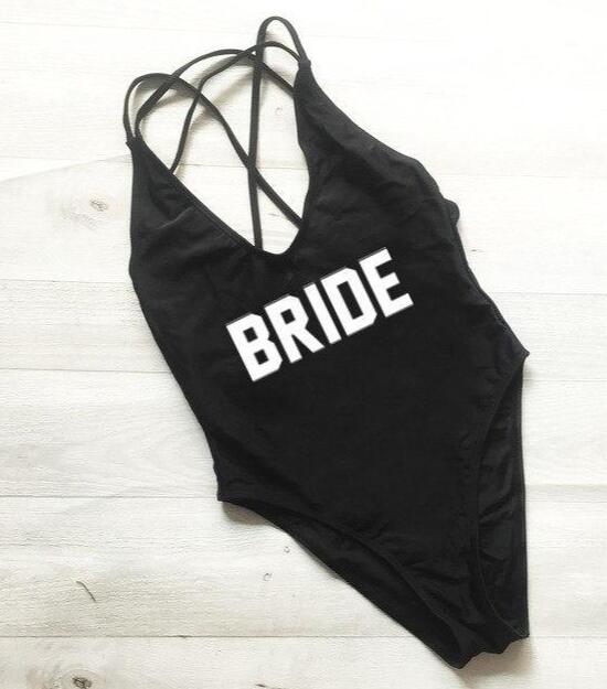 Bride Swimsuit - Strappy One-Piece