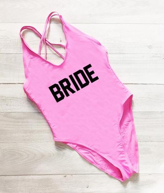 Bride Swimsuit - Strappy One-Piece