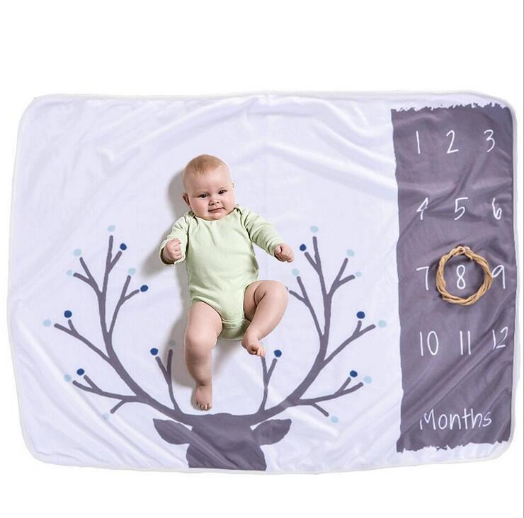 Baby milestone photo blanket photography background
