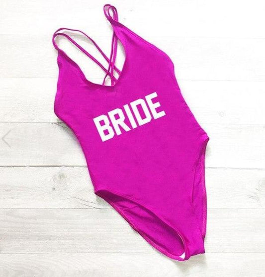 Bride Swimsuit - Strappy One-Piece