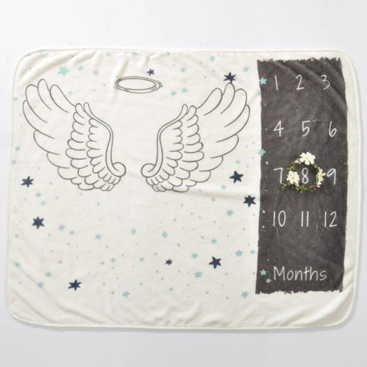 Baby milestone photo blanket photography background