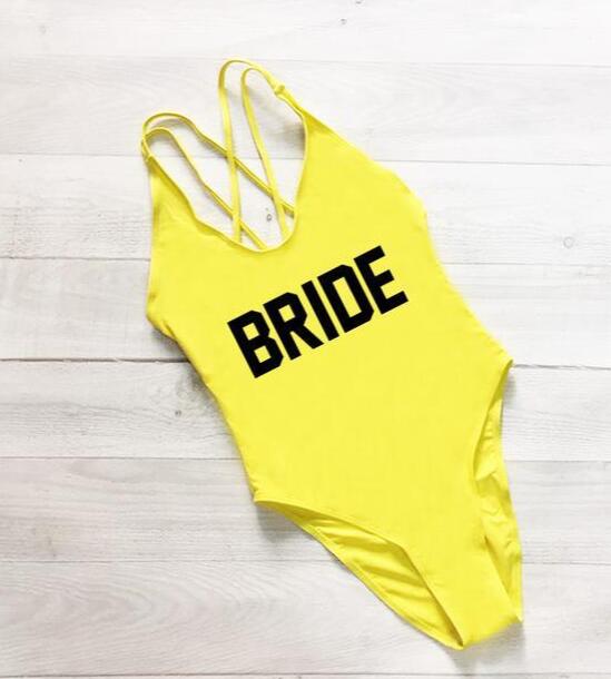 Bride Swimsuit - Strappy One-Piece