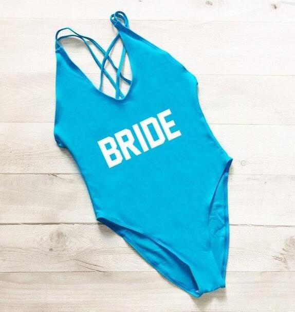Bride Swimsuit - Strappy One-Piece